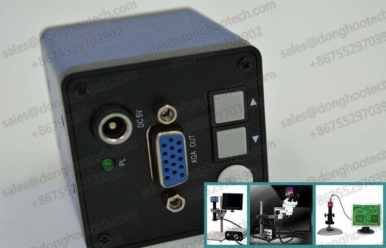  VGA HD Microscope Camera With SD Card , 4 Horizontal 4 Vertical Movable Hairlines 