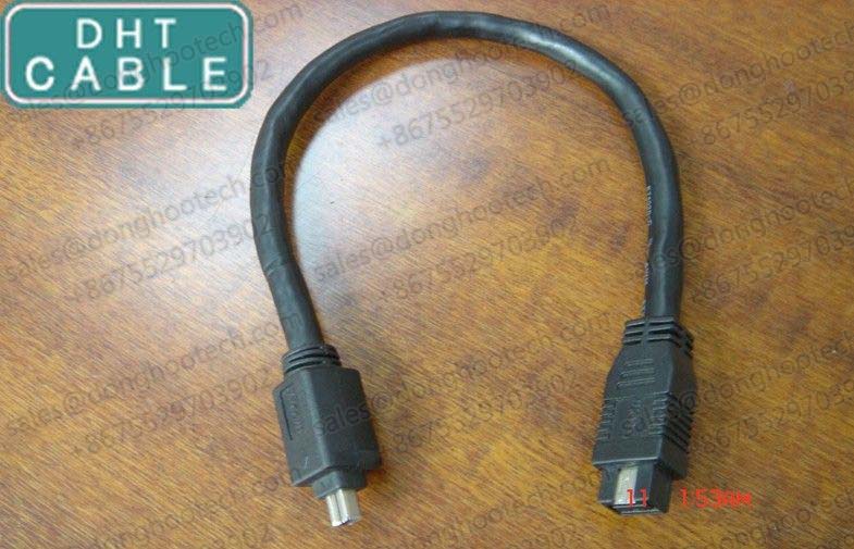 Firewire 9 pin to 4 pin  Cable for Vision System  